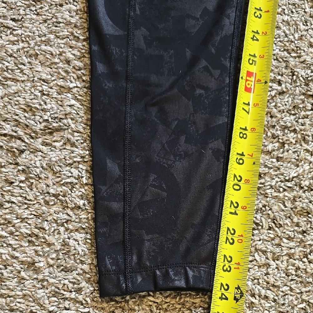 Calvin Klein Black Patterned Leggings - Picture 4 of 5